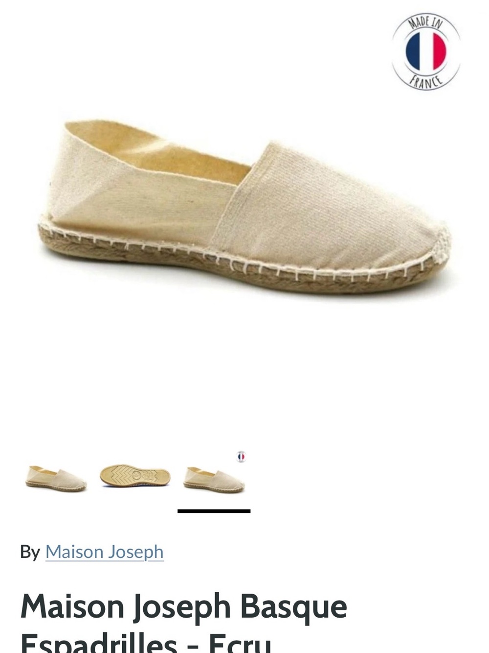 Ecru Women’s Basque Espadrilles